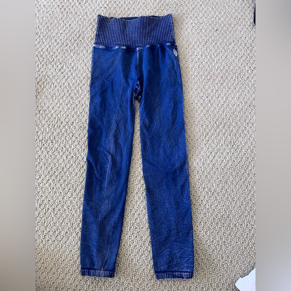 Free People FP High-Rise 7/8 Length Good Karma Leggings XS/S $78